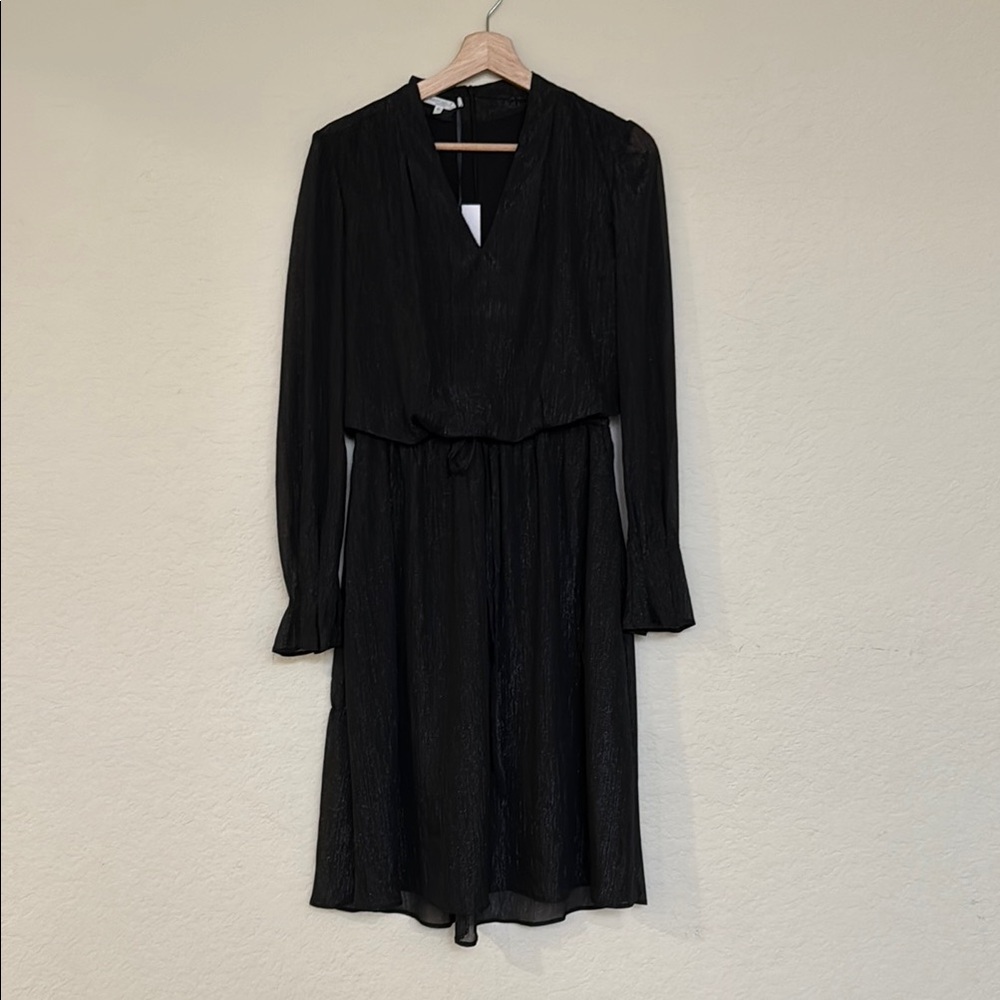 Santorelli Black Cocktail Dress, Size 40/US 4, NWT